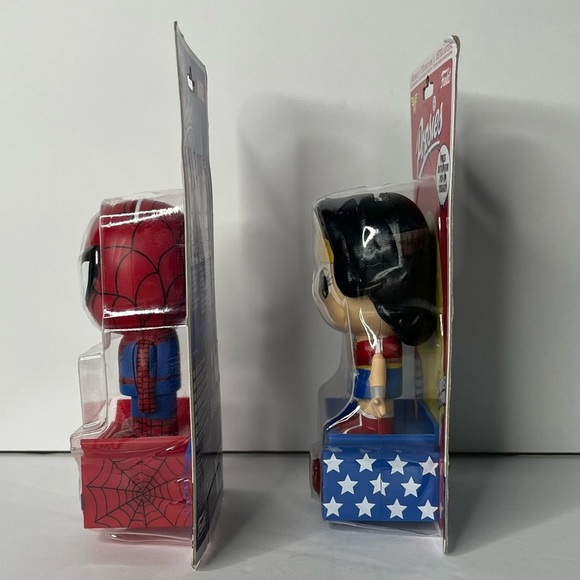 Funko Popsies Disney Spider-Man and Wonder Woman Pop Up Greetings Lot of 2 NEW - Picture 3 of 8